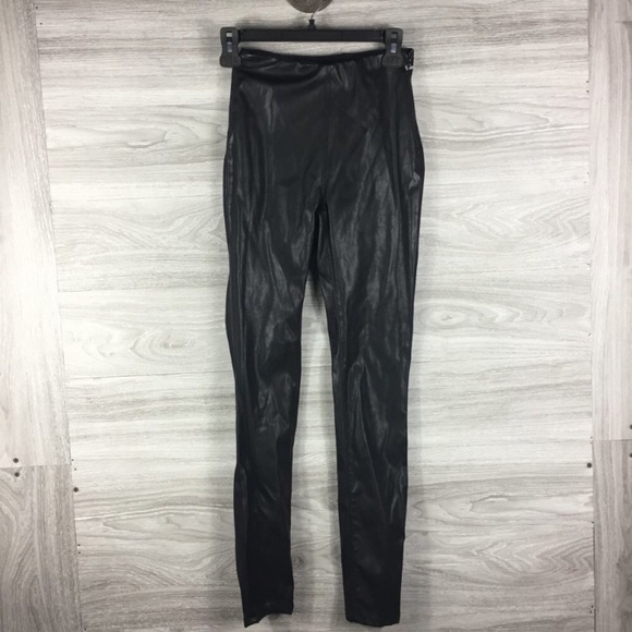 BLANKNYC Denim Faux Leather Leggings - Picture 3 of 4